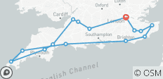 Der Süden Englands - 10 Tage Highlights - 15 Destinationen