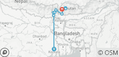 Circuit culturel dans le nord-est de l\'Inde et au Bhoutan - 14 destinations