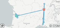 Ikonisches Frankreich - 21 Tage (von Bordeaux bis Lyon) - 13 Destinationen