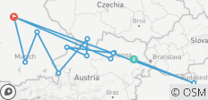 Kerstmarkten aan de Donau Neurenberg → Boedapest (2026) (van Wenen naar Neurenberg) - 13 bestemmingen
