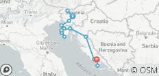Slovenia to Split Superior - 9 days - 17 destinations