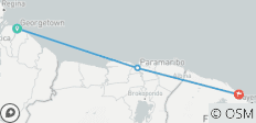 South America\'s Forgotten Corner - Guyana, Suriname, French Guiana - 3 destinations