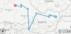 Navidad en el Danubio con un Crucero de 6 noches por el Danubio (Viena a Wurzburgo) (2026) (Reverso) - 9 destinos