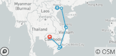 Two Lands, One Journey: Vietnam & Cambodia Tour in 15 days - 18 destinations