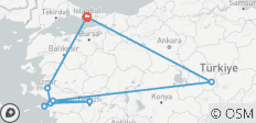 10 Days Highlights of Turkey with Samos Island - 9 destinations