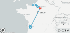 Normandie, joyaux de la Seine et Bordeaux 2026|2027 - 21 jours - 17 destinations