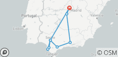 6 jours Madrid, Séville, Ronda et Grenade avec location de voiture - 9 destinations