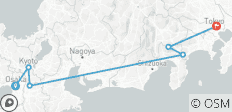 8 jours Splendid Japan(Privé avec guide et chauffeur)- Umetravel - 6 destinations