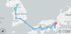 EXPERIENCE THE BEST OF KOREA AND JAPAN - 18 destinations