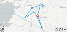 11 days Mount Kenya Trek combined with Lake Nakuru, Masai Mara, Naivasha and Amboseli Safari 2025 - 10 destinations