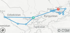 Premium Central Asia - 15 destinations