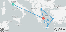 12 Day Rome and Cruise to the Greek Islands and the Turkish coast - 9 destinations