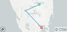 Hoogtepunten van de westkust van Tasmanië - 3 bestemmingen