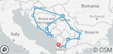 Les Balkans et l\'Adriatique : 7 sites du patrimoine mondial de l\'UNESCO en deux semaines - PETIT GROUPE - 20 destinations