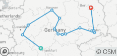 Tournée au cœur de l\'Allemagne, avec arrivée à Berlin - 14 destinations