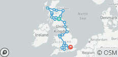 Gran viaje por Inglaterra y Escocia - 26 destinos