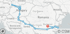 Entdeckung der unteren Donau - 16 Tage - 17 Destinationen