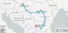 Capitales d\'Europe de l\'Est : Hongrie, Roumanie et Bulgarie en 12 jours - circuit premium en petit groupe - 14 destinations