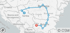 Le meilleur de la Serbie, de la Roumanie et de la Bulgarie en 12 jours - circuit premium en petit groupe - 15 destinations
