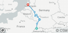 Croisière de golf sur le Rhin (Bâle - Amsterdam) (10 destinations) - 10 destinations