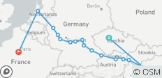 Van Praag naar Parijs & Pracht van Europa - 17 bestemmingen