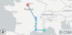 Sensationen in Lyon und der Provence & Paris 2026|2027 - 10 Tage (von Nizza bis Paris) - 8 Destinationen
