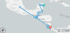 Mexico to Costa Rica Youth Adventure - 30 days - 25 destinations
