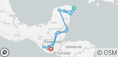 Jongerenavontuur Mexico, Belize & Guatemala - 18 dagen - 19 bestemmingen