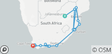 South Africa Grand Tour - 14 days - 21 destinations