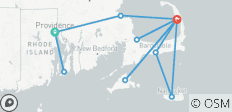 Îles de la Nouvelle-Angleterre (de Providence, RI à Cape Cod, MA) - 12 destinations