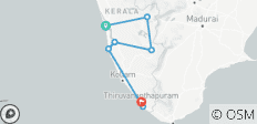 Kerala Cultural Heritage Tour (8 Nights/9 Days) - 7 destinations