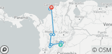 12-Tage Von den Anden in die Karibik - Bogotá, Eje Cafetero, Medellín & Cartagena - 12 Destinationen