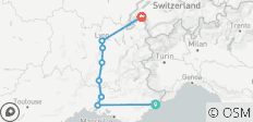Schweizer Berge, sensationen in Lyon und der Provence mit Nizza - 8 Destinationen
