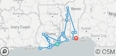 Aventure en Afrique de l\'Ouest : Les points forts du Ghana, du Togo et du Bénin - 33 destinations