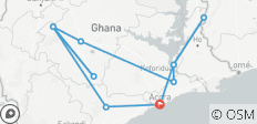Aventura Clásica en Ghana: Festivales Culturales y Parques Nacionales - 11 destinos