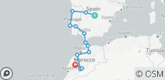 España, Portugal y Marruecos: De Madrid al Sáhara - 14 destinos