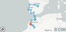 Espagne, Portugal et Maroc : de Madrid au Sahara - 24 destinations