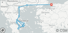 Classic Mainland Greece: Athens to Istanbul - 12 destinations