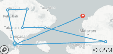 Indonesië: Bali naar Lombok - 8 bestemmingen