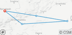 5 Tage von Marrakesch nach Merzouga Groupe - 5 Destinationen