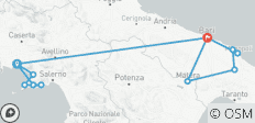 Amalfi & Puglia in 8 dagen! - 12 bestemmingen