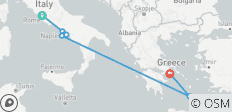 Viaje a Italia y Grecia: 11 días - Roma, Nápoles, Sorrento, Amalfi, Santorini y Atenas - 7 destinos