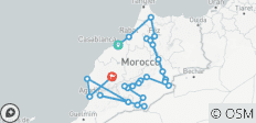 15-tägige Marokko Grand Tour: Von Casablanca nach Marrakech - 26 Destinationen