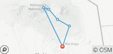 Ruta Marangu de 6 días - 6 destinos