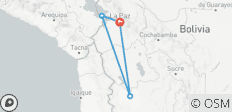 Circuit de 6 jours en Bolivie comprenant La Paz et Uyuni - 4 destinations