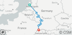 Rhein Highlights - 8 Tage - 16 Destinationen