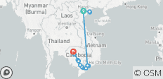 Treasures & Temples of Vietnam & Cambodia 2026-2027|2027-2028 - 17 Days - 23 destinations