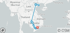 Schatten & Tempels van Vietnam & Cambodja 2026-2027 – 17 dagen (27 bestemmingen)