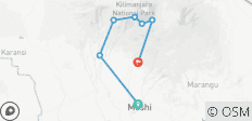 Kilimanjaro-beklimming – via de Machame-route – 7 dagen - 7 bestemmingen