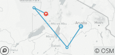 4 Dagen, Met Groep Safari rondreis Tanzania - 4 bestemmingen